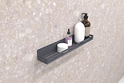 Полка В-2 для ванной комнаты 500мм, графит