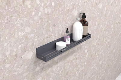 Полка В-2 для ванной комнаты 500мм, графит