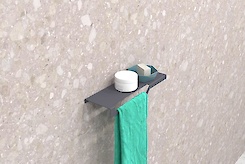 Полка В-3 для ванной комнаты 300мм, графит