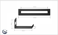 МИ В-4 полка 250мм, графит