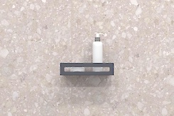 Полка В-4 для ванной комнаты 250мм, графит