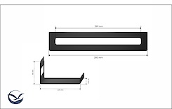 МИ В-4 полка 300мм, графит