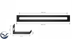 МИ В-4 полка 400мм, графит