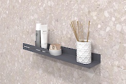 Полка В-6 для ванной комнаты 500мм, графит