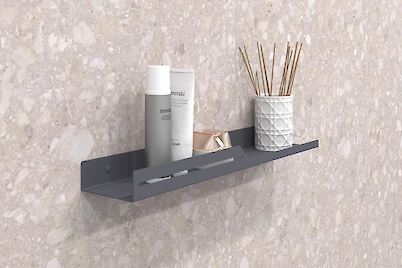 Полка В-6 для ванной комнаты 500мм, графит
