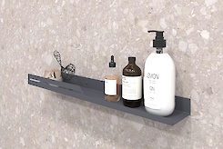 Полка В-6 для ванной комнаты 600мм, графит