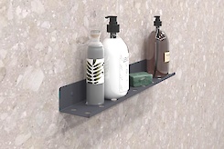 Полка В-8 для ванной комнаты 500мм, графит