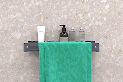 Полка В-9 для ванной комнаты 500мм, графит