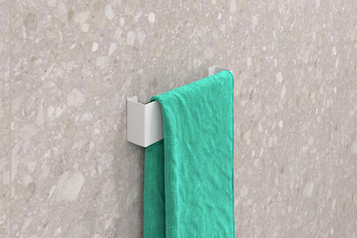 Тримач для рушника В-15 300мм, білий