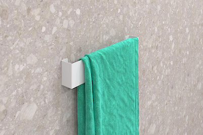 Тримач для рушника В-15 400мм, білий