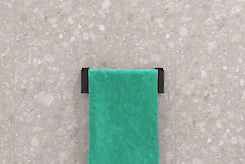 Тримач для рушника В-15 300мм, чорний