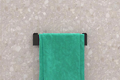 Держатель для полотенца  400мм, черный