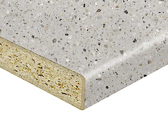 Стільниця Swiss Krono 38 мм 6024 SL Тераццо місячне сяйво 4100x600мм, вологостійка, R3