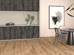 Стільниця Swiss Krono 38 мм 4416 OV Дуб Крафт антрацитовий 4100x600мм R3