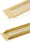Вентиляційні грати GTV алюмінієві 60х245мм, золото