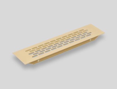 Вентиляционная решетка GTV алюминиевая 60x484мм, золото