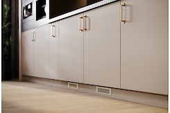 Вентиляционная решетка GTV алюминиевая 60x484мм, золото