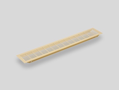 Вентиляционная решетка GTV алюминиевая 80х480мм, золото