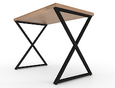 Металева опора (нога) для столу VT-4 600х723, чорний