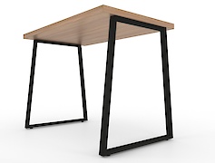 Металева опора (нога) для столу VT-6 600х723, чорний