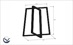 VT-8 544х697, чорний
