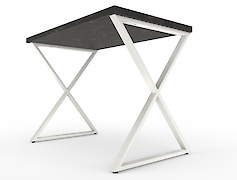 Металева опора (нога) для столу VT-4 600х723, білий