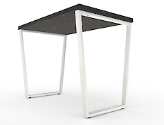 Металева опора (нога) для столу VT-5 600х723, білий