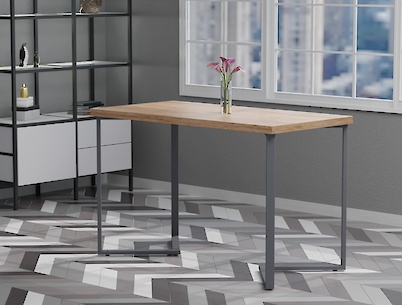 Металева опора (нога) для столу VT-2 425/723, графіт