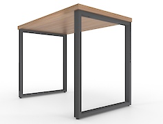 Металева опора (нога) для столу VT-3 600х723, графіт