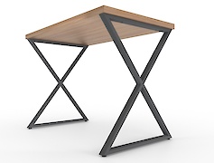 Металева опора (нога) для столу VT-4 600х723, графіт