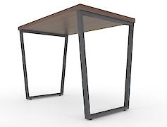 Металева опора (нога) для столу VT-5 600х723, графіт