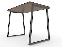 Металева опора (нога) для столу VT-6 600х723, графіт