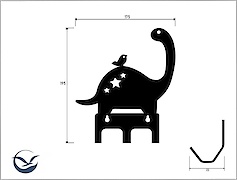 Настінна вішалка декоративна ВМ-81 