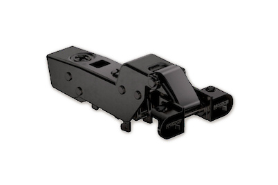 Петля Hettich Sensys 8631i ALU внутренняя  для алюминиевых фасадов, угол открывания 95º, c доводчиком, черный обсидиан