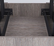 Стіл-трансформер 800х800х750 Метал+ДСП Egger 18мм