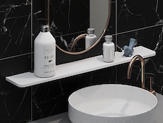 Полиця для ванної кімнати з компакт-плити Egger W1101 ST9, 800х130мм