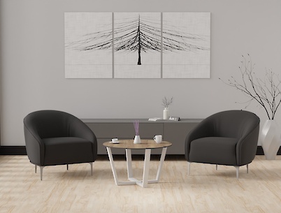 Металева опора для круглого столу VT-9У (50х25) біла