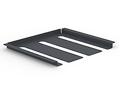 Підвісний тримач келихів К-1 металевий потрійний, графіт