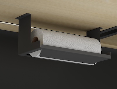 Кухонный держатель К-4 бумажных салфеток и полотенец, графит