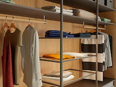 Гардеробна штанга для шафи, дерев'яна жердина довжиною 1000мм,