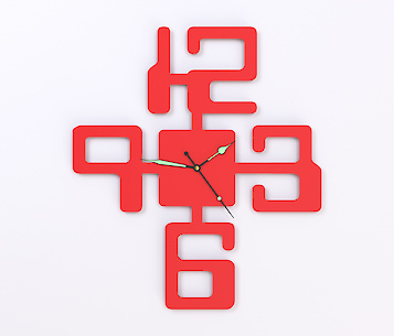 Настінний металевий годинник ЧМ-14 