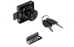 Замок мебельный GTV CF-138 квадратный с цифровым ключом черный