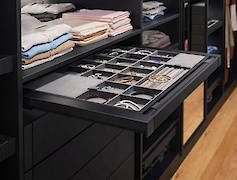 Полка с органайзером Elite GTV 600мм с , антрацит