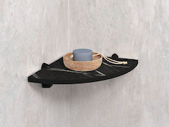 Кутова полиця для ванної кімнати із компакт-плити Egger F206 ST9,