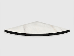 Кутова полиця для ванної кімнати із компакт-плити Egger F812 ST9, 250х250мм