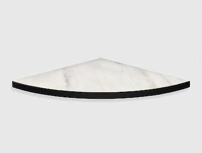 Кутова полиця для ванної кімнати із компакт-плити Egger F812 ST9, 250х250мм