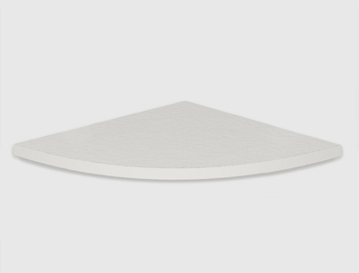 Кутова полиця для ванної кімнати із компакт-плити Egger U7081 ST76, 250х250мм