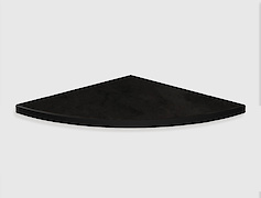 Кутова полиця для ванної кімнати із компакт-плити Egger U999 ST76, 250х250мм