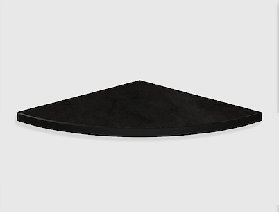 Кутова полиця для ванної кімнати із компакт-плити Egger U999 ST76, 250х250мм