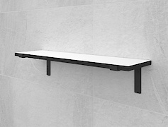 Полиця для ванної кімнати з компакт-плити Egger W1000 ST9, 450х120мм